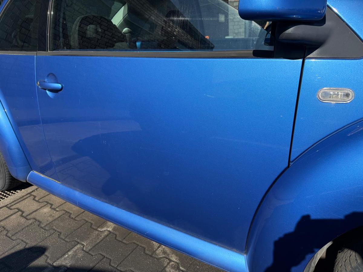 VW New Beetle 9C original Tür rechts LW5Y Technoblau Rohbau BJ99
